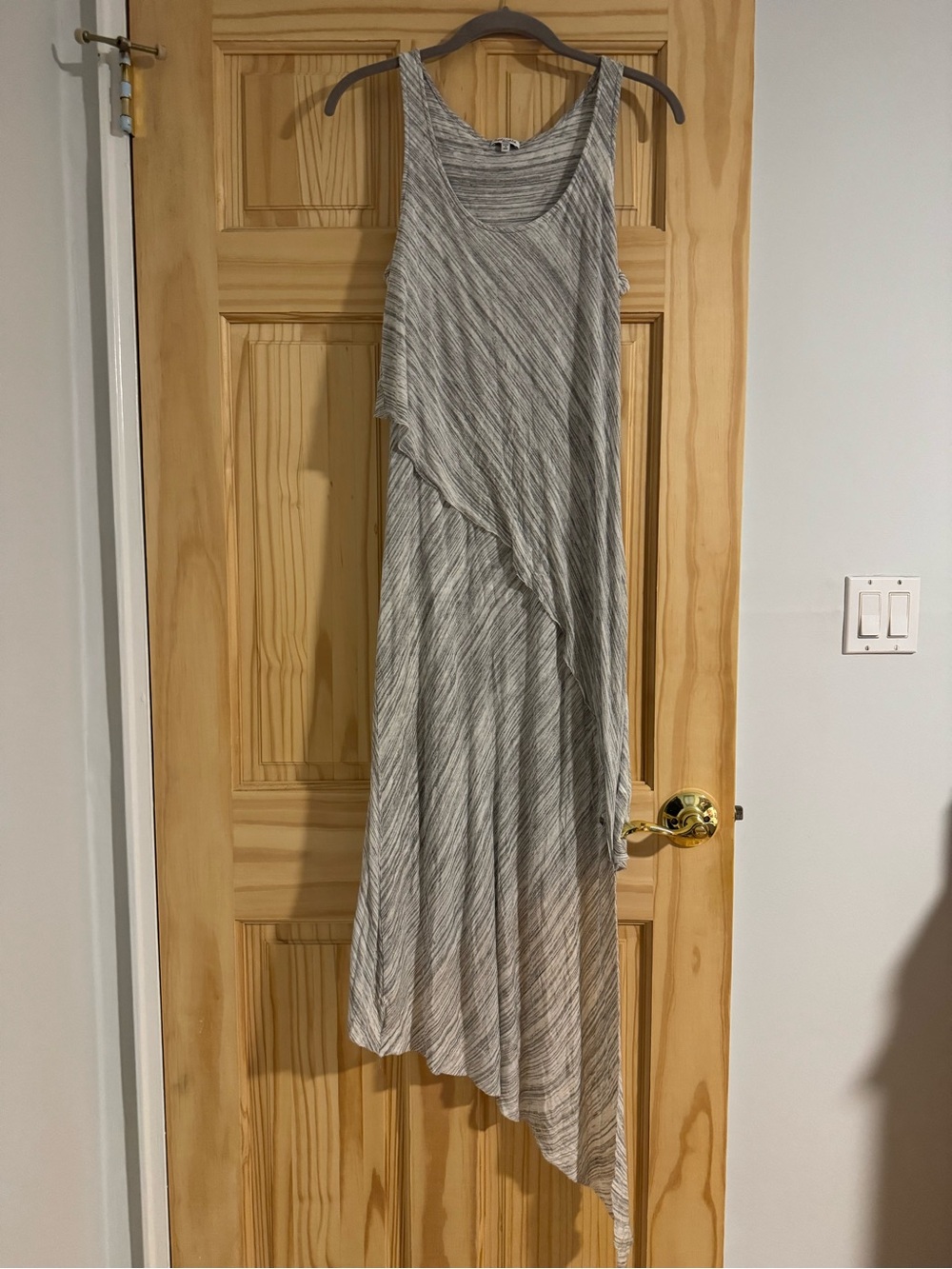 Women’s Grey layered Maxi Dress